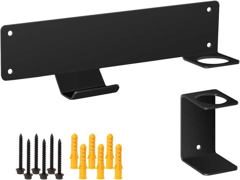 OMMUU Wall Mount Floor Jack Stand Rack Organizer, Car Hydraulic Trolley Jack Stands Holder Wall Storage Rack Mount Brackets Jack Stands Tower Racing Trailer Accessories Tool - Image 1